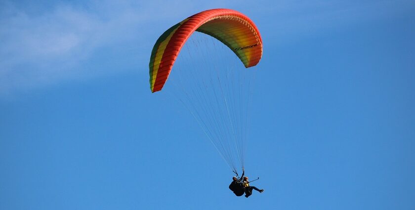 Take leap of faith and experience the enthralling free fall while Paragliding into clouds