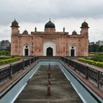Historic Lalbagh Fort with Mughal architecture, one of the remarkable places to visit near Dhaka.