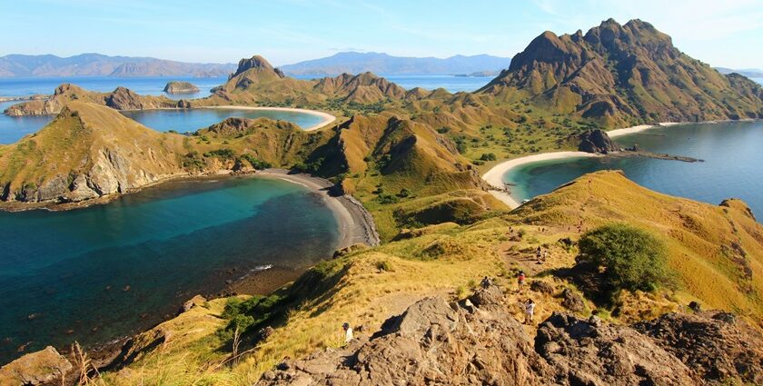 Padar Island Indonesia with scenic views among top places to visit near New Zealand.