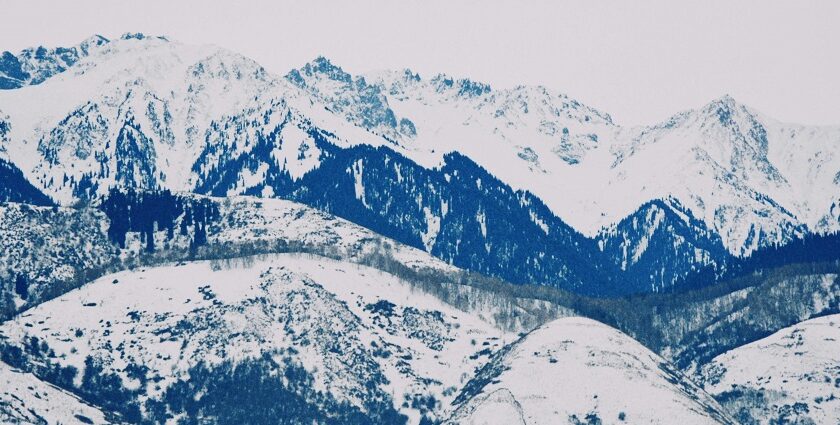 Majestic Talgar Mountains near Almaty showcase stunning scenery for places to visit near Almaty.