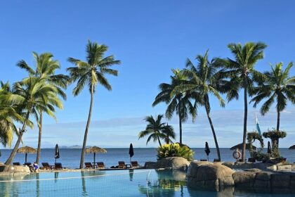Tropical paradise in Fiji, one of the best places to visit near Australia.