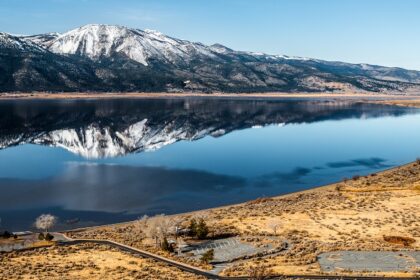 Scenic Washoe Lake near Carson City, one of the best places to visit near California.