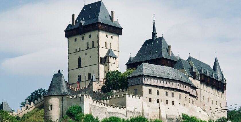 Konopiště Castle, surrounded by gardens, one of the top places to visit near Prague for history.