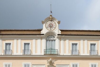Scenic view of Castel Gandolfo overlooking Lake Albano places to visit near Rome.