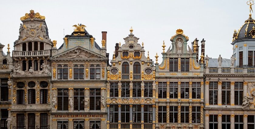 Stunning Grand-Place in Belgium, one of the best places to visit near Scotland.