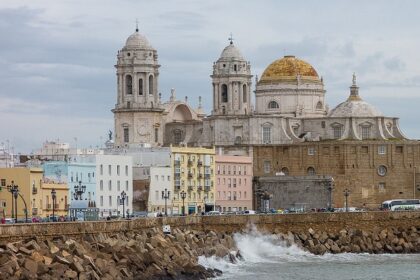 Cadiz Quay and Cathedral with sea views among top historic places to visit near Seville.