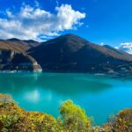 The adventurous Kazbegi mountains in Georgia, one of the top places to visit near Turkey.