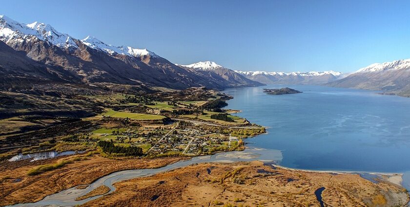 Glenorchy at Lake Wakatipu’s edge, one of the scenic places to visit near Queenstown.