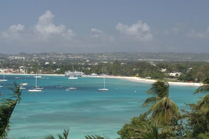 Scenic catamaran cruise on Carlisle Bay, a must among things to do on Barbados in December.