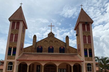 Debre Berhan Selassie Church interior mural among the top things to do in Gondar Ethiopia.