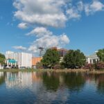 Strolling through Big Spring Park is one of the most peaceful things to do in Huntsville at night.