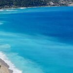 Relax on stunning Gidaki Beach, one of the serene things to do in Ithaca Greece.