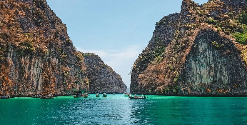 Exploring the vibrant Koh Phi Phi is one of the most exciting things to do in Krabi for Bachelors.