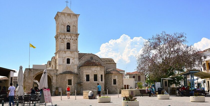 Visiting the historic church is one of the most spiritual things to do in Larnaca Cyprus.