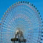 Riding the vibrant Ferris wheel is one of the best things to do in Nagoya at night.