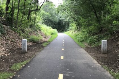 Biking the scenic path is one of the most peaceful things to do in Natick MA.