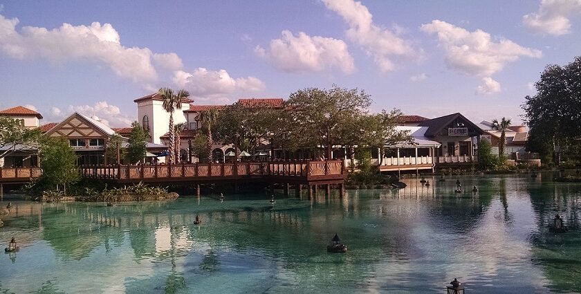Exploring the lively Disney Springs is one of the most exciting things to do in Orlando at night.