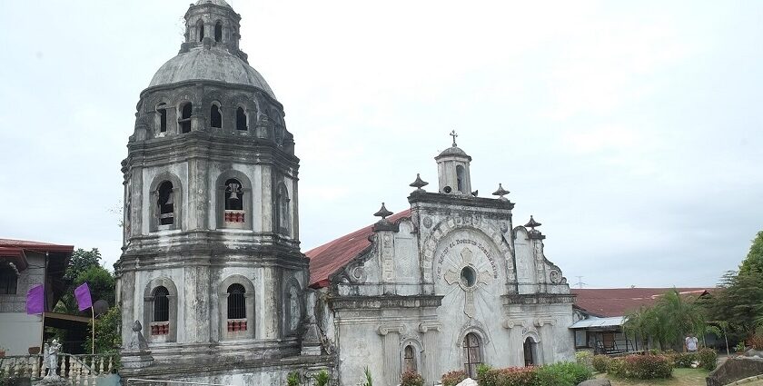 Exploring the iconic San Guillermo Church, one of the best things to do in Pampanga.