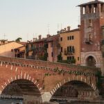 Puente Pietra stone bridge over the Adige River in Verona, one of the best places to visit near Venice.