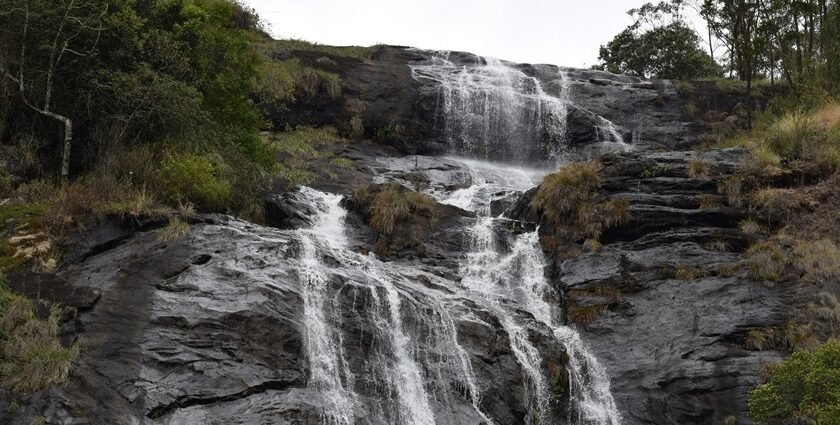 Attukad Waterfall one of the best places to visit near Anachal in Munnar.