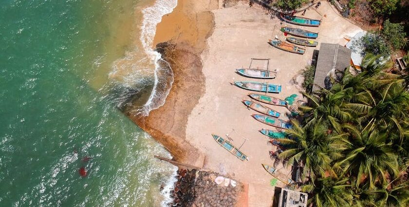 Serene Versova Beach shoreline with waves and soft sand is among top places to visit near Andheri West.