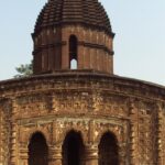 Biharinath Temple, a peaceful temple surrounded by trees, one of the places to visit near Bishnupur West Bengal.