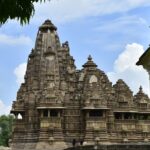 Traditional architecture of Ram Raja Temple, one of the peaceful places to visit near Datia.