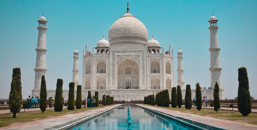 The Taj Mahal in Agra, one of the most stunning places to visit near Delhi for 3 days.