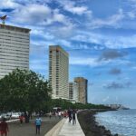 Scenic view of Marine Drive, a top spot among places to visit near Hanging Garden.
