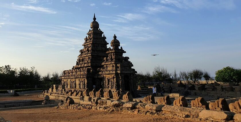 The Ancient Kusuma Devi Temple is one of the serene places to visit near Harihareshwar Beach.