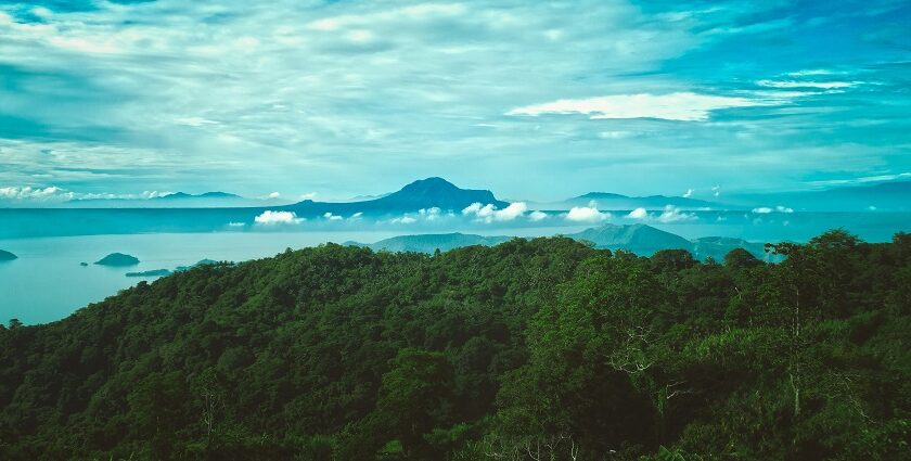 Scenic view of the Ananthagiri Hills, one of the top places to visit near Hyderabad in February.