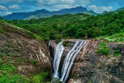 Vaideki Falls in a lush forest, a hidden gem among places to visit near Kodiveri.