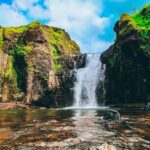Adai Waterfall, a scenic spot among places to visit near Panvel for one day picnic.