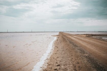 Salt marsh landscape of Rann of Kutch showcasing what is Rann of Kutch famous for.