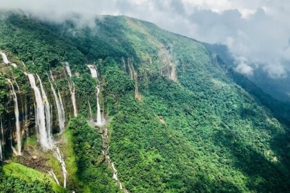 Seven Sister Falls in Shillong showcasing natural beauty – What is the best time to visit Shillong?