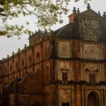 Pilgrims gather at the Basilica of Bom Jesus during the St. Francis Xavier festival in Goa.