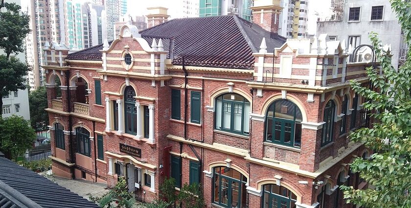 Exterior of Hong Kong Museum of Medical Sciences, one of the best museums in Hong Kong.