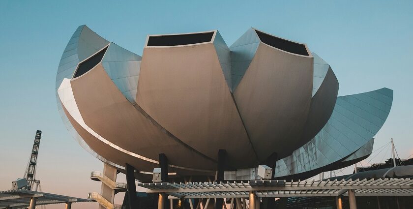 ArtScience Museum at Marina Bay Sands, a standout among museums in Singapore.