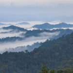 Khao Phanoen Thung viewpoint scenic view in Kaeng Krachan, one of the best national parks in Thailand.