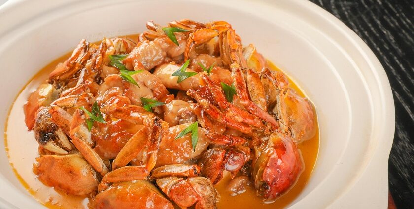 Crab curry served at a popular restaurant, showcasing the best of restaurants in Andaman.