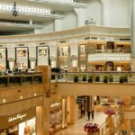 Modern Aeon Mall interior with branded stores, ideal for shopping in Cambodia.