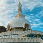 Ancient Mangyu Temple Complex with detailed murals, a historic site among temples in Ladakh.
