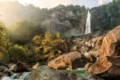 Abbey Falls, surrounded by lush greenery, is a popular spot among waterfalls in Karnataka.