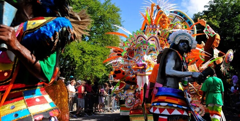 Junkanoo is one of the most famous and largest festivals in the Bahamas.