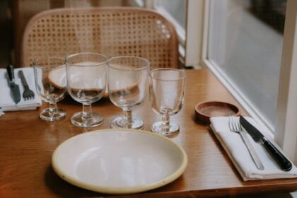 Elegant BY The Way interior table setup at one of the finest restaurants on Zoo Road Guwahati.