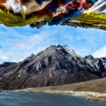 A breathtaking view of the majestic peaks and snow-clad trails of Arunachal Pradesh.